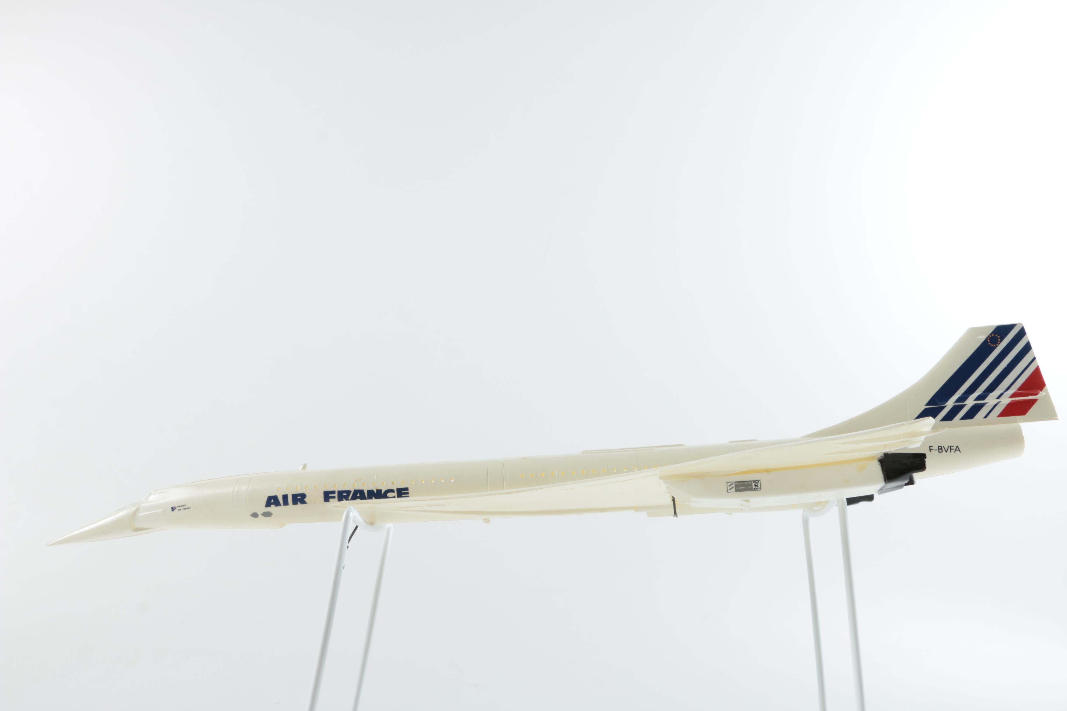 Plastic Air France Corcorde Model