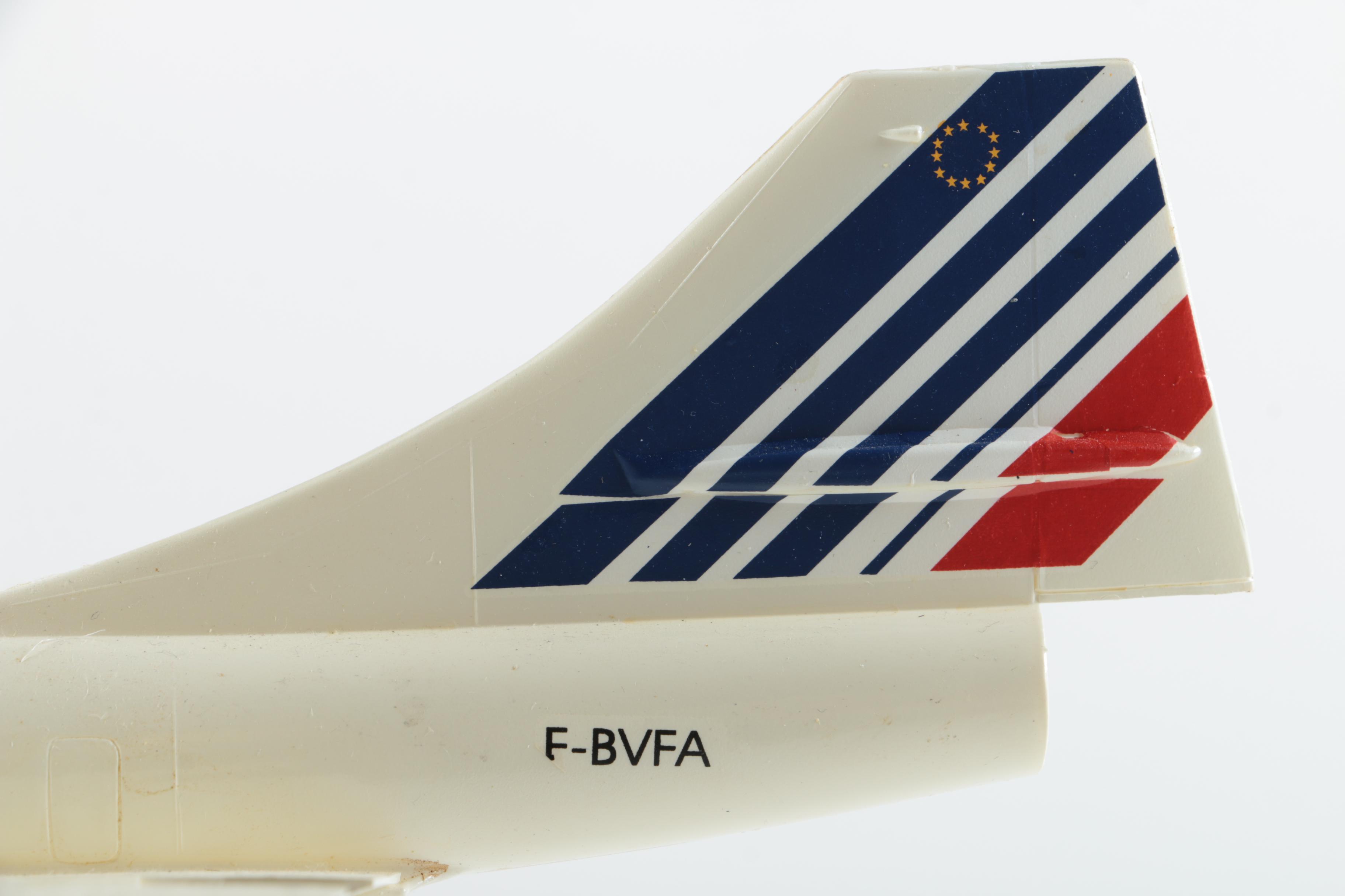 Plastic Air France Corcorde Model