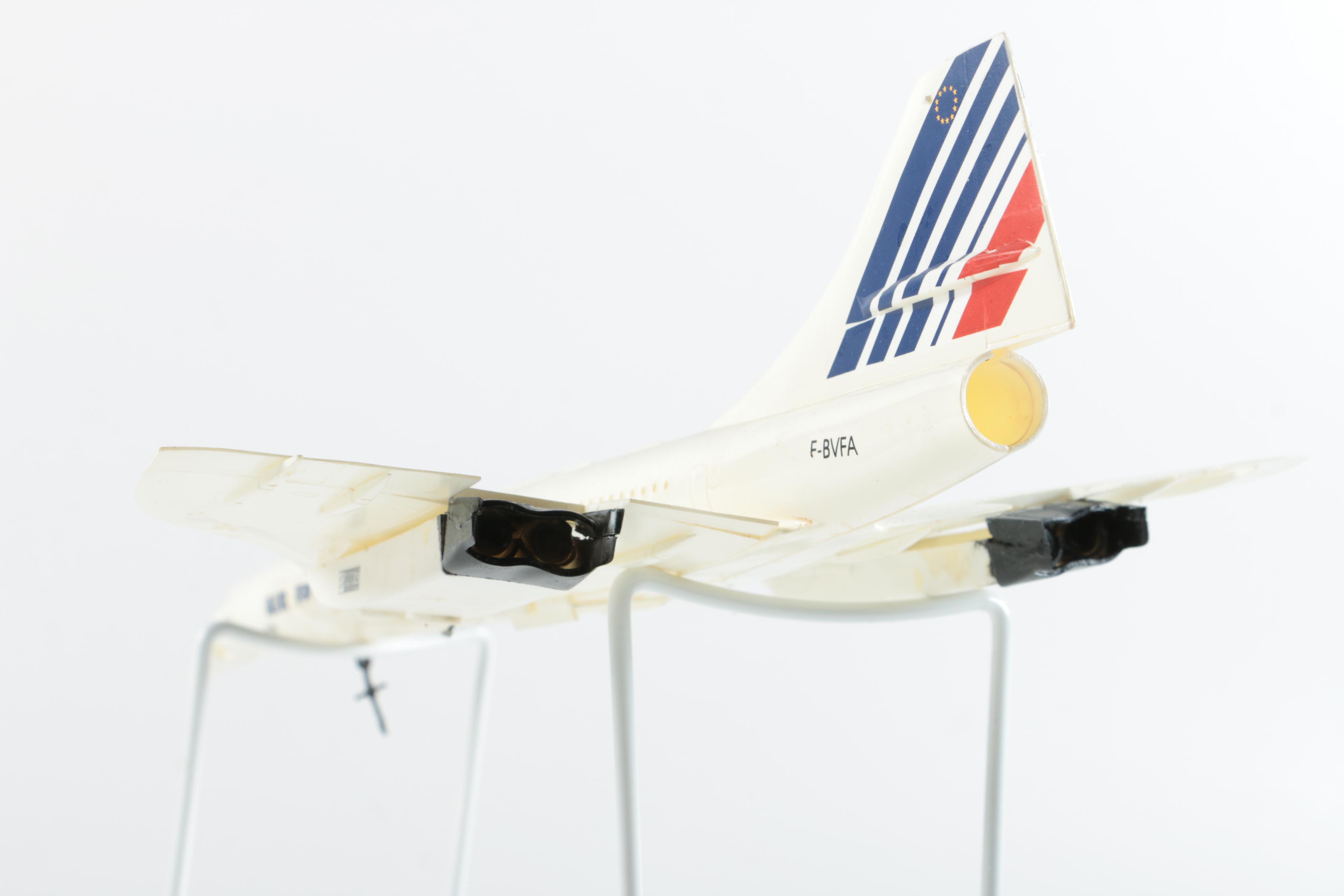 Plastic Air France Corcorde Model