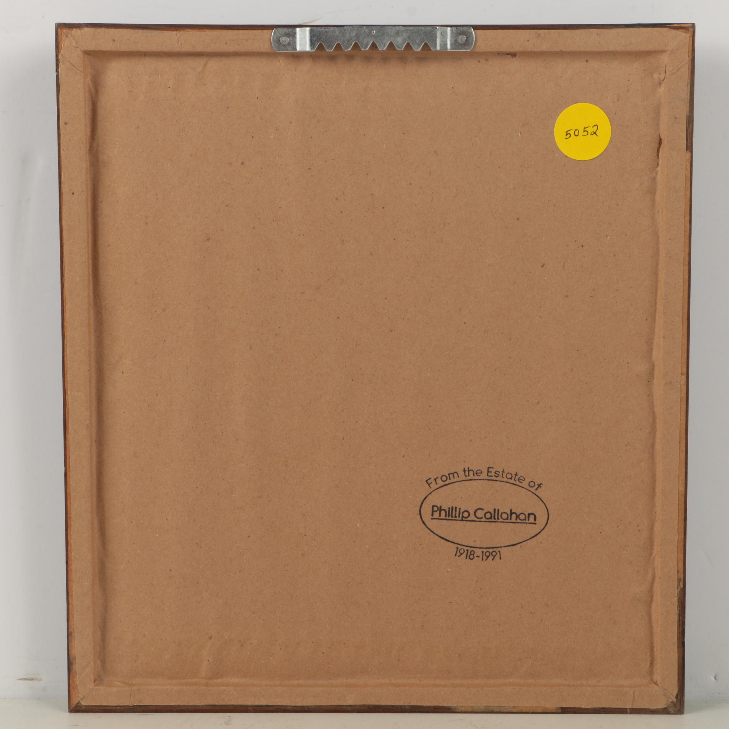 Philip Callahan Ink Drawing on Paper of Figures