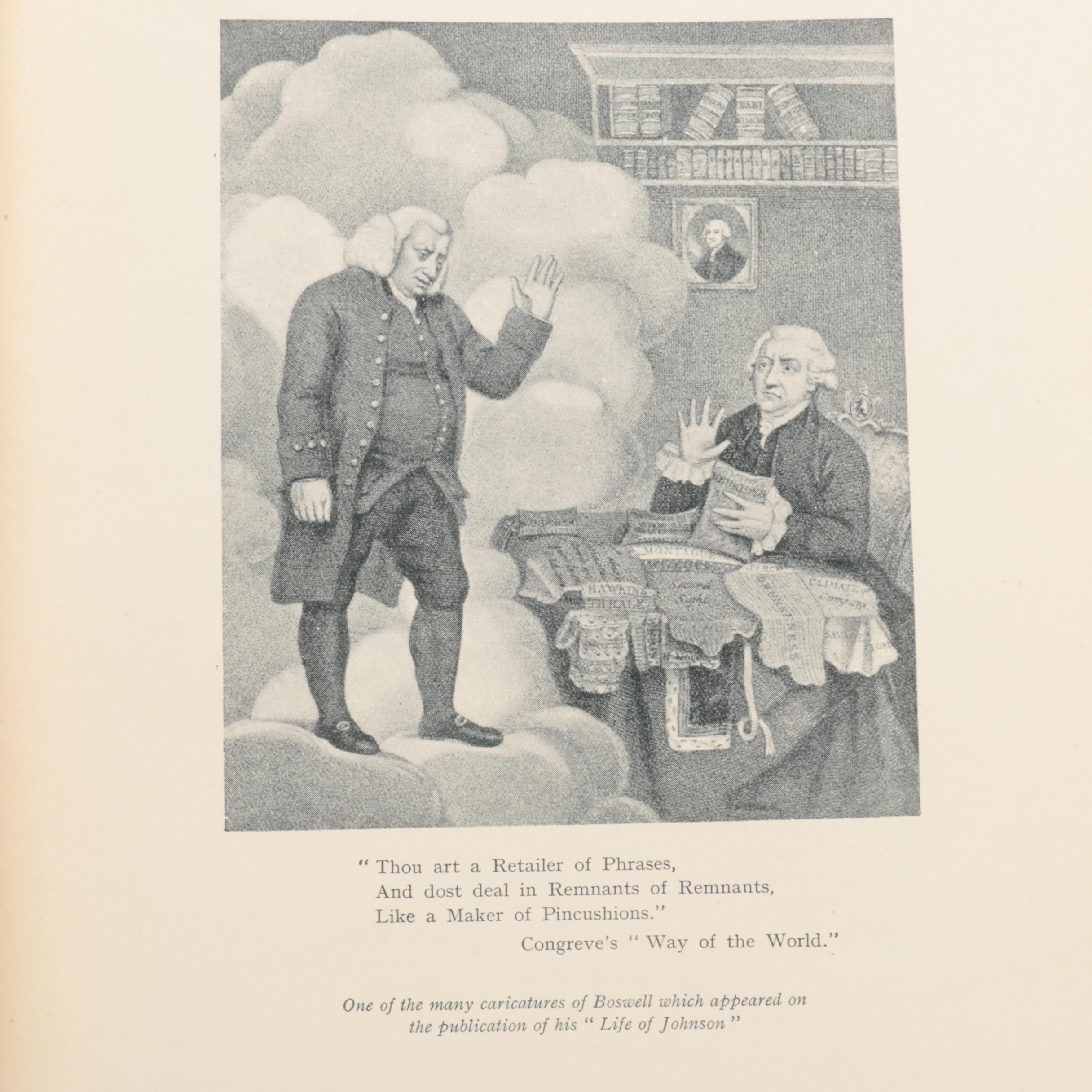 1925 "The Life of Samuel Johnson" by James Boswell