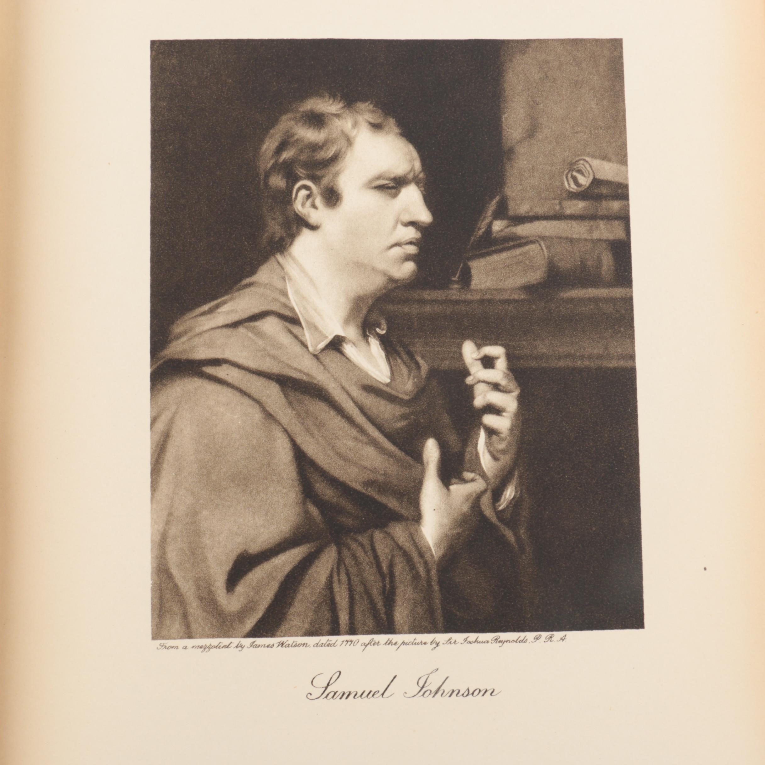 1925 "The Life of Samuel Johnson" by James Boswell
