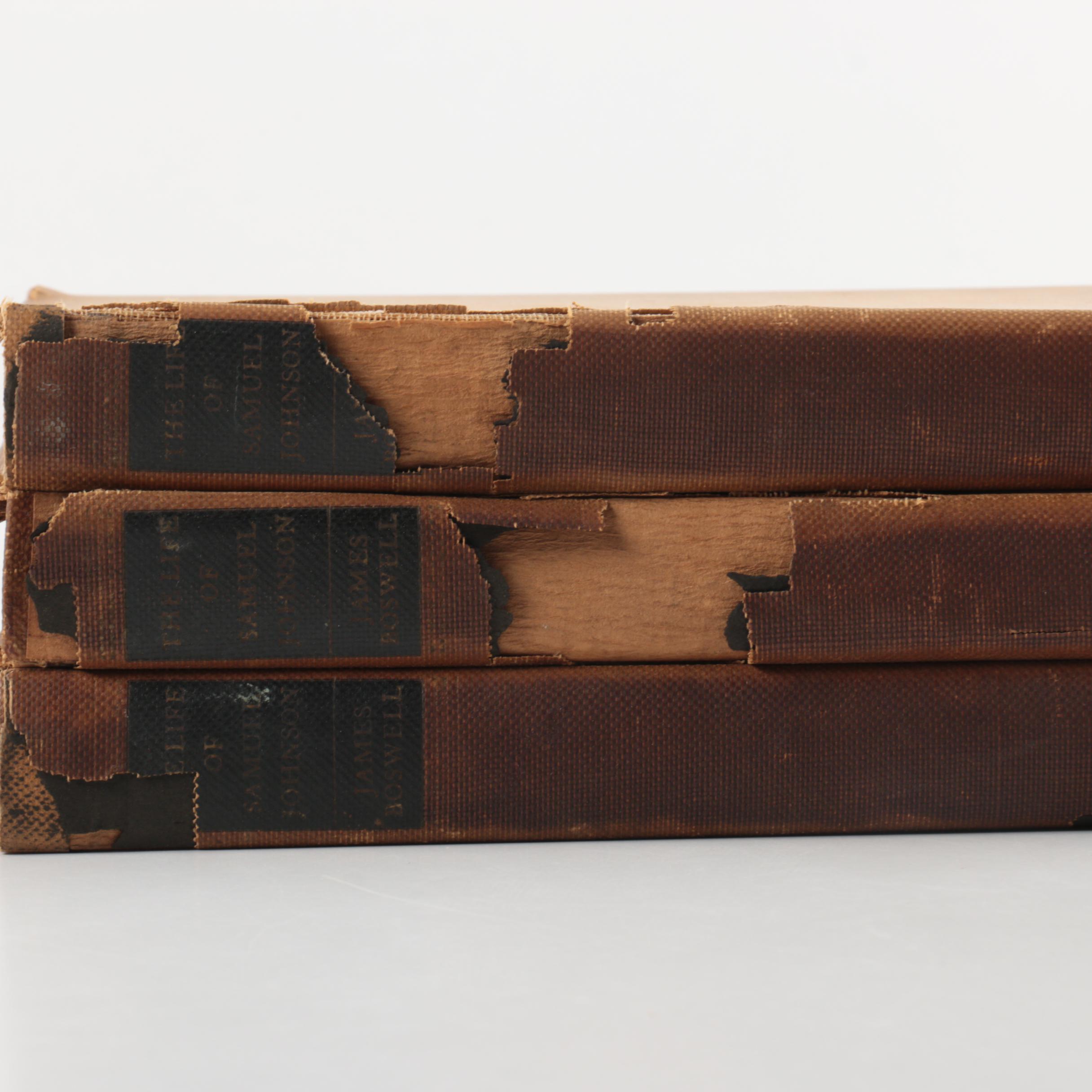 1925 "The Life of Samuel Johnson" by James Boswell