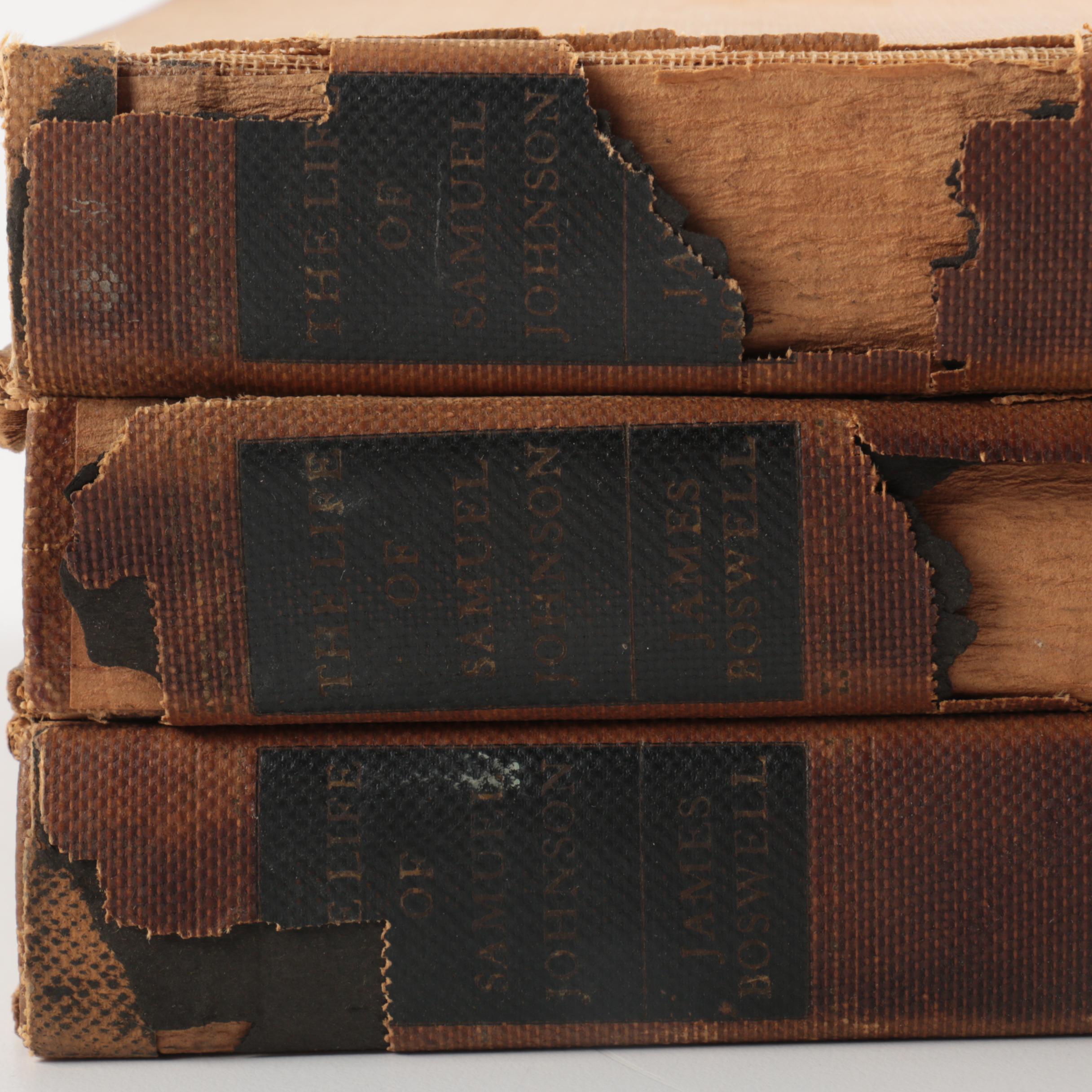 1925 "The Life of Samuel Johnson" by James Boswell