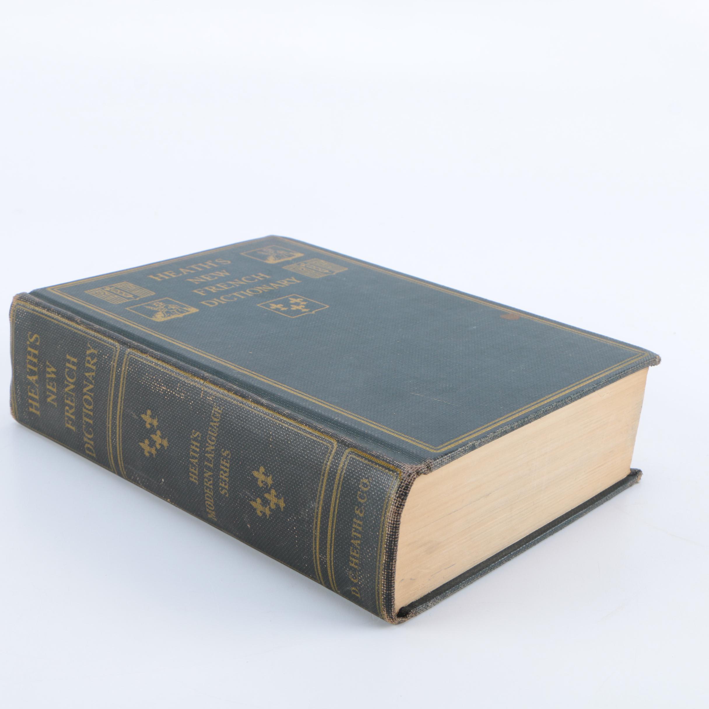 1932 "Heath's New French Dictionary"