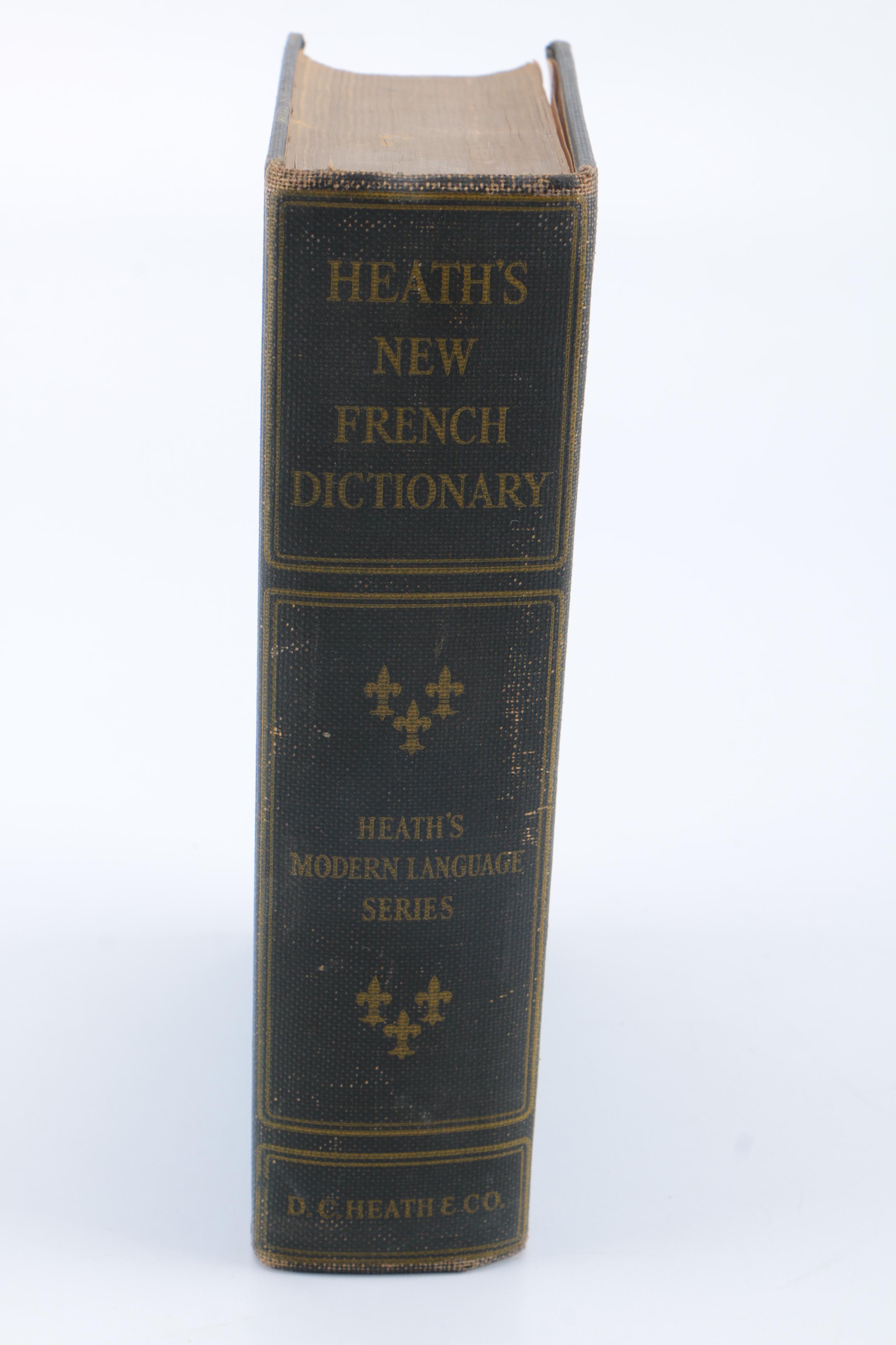 1932 "Heath's New French Dictionary"
