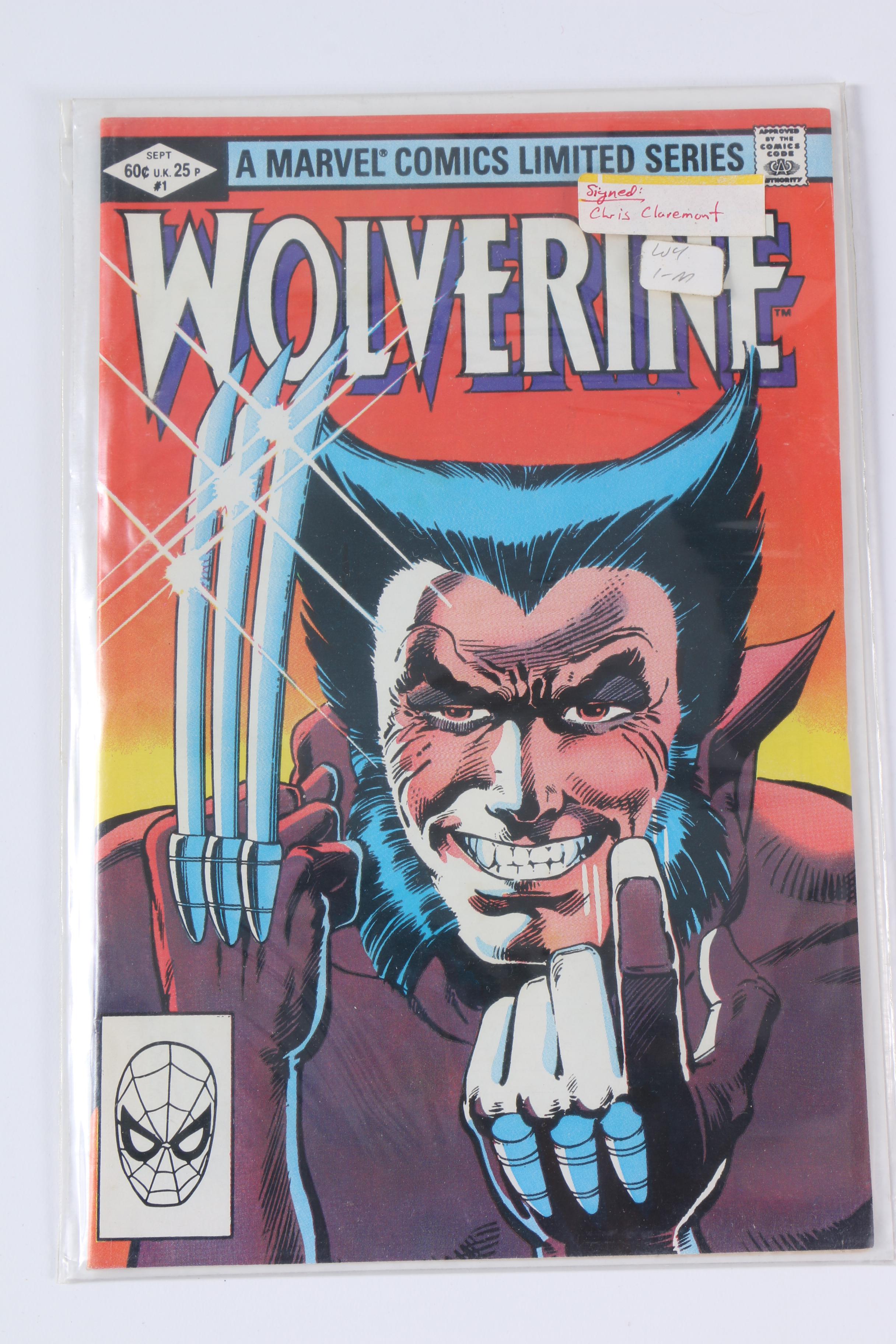 Chris Claremont Signed "Wolverine" #1 Comic Book