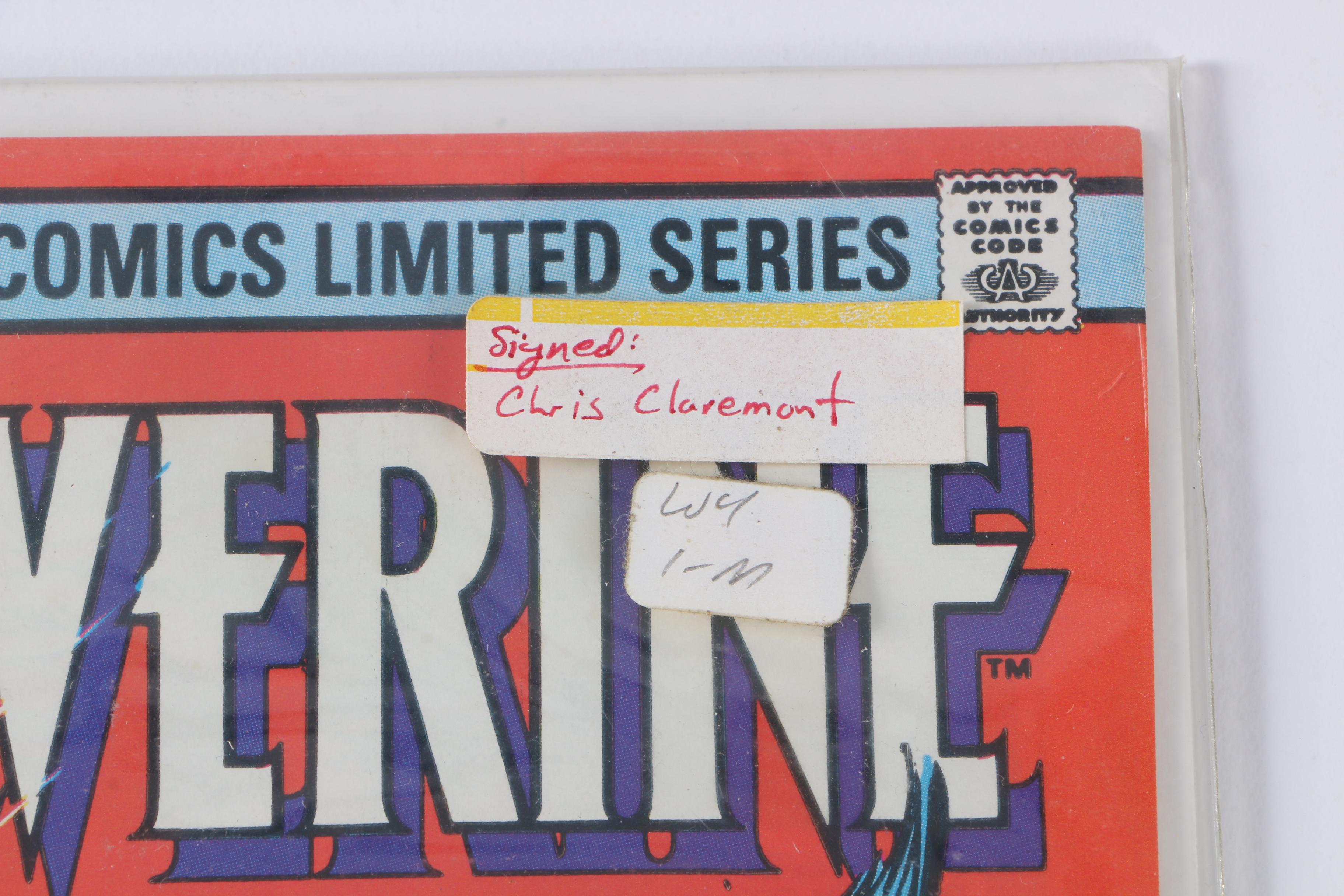 Chris Claremont Signed "Wolverine" #1 Comic Book