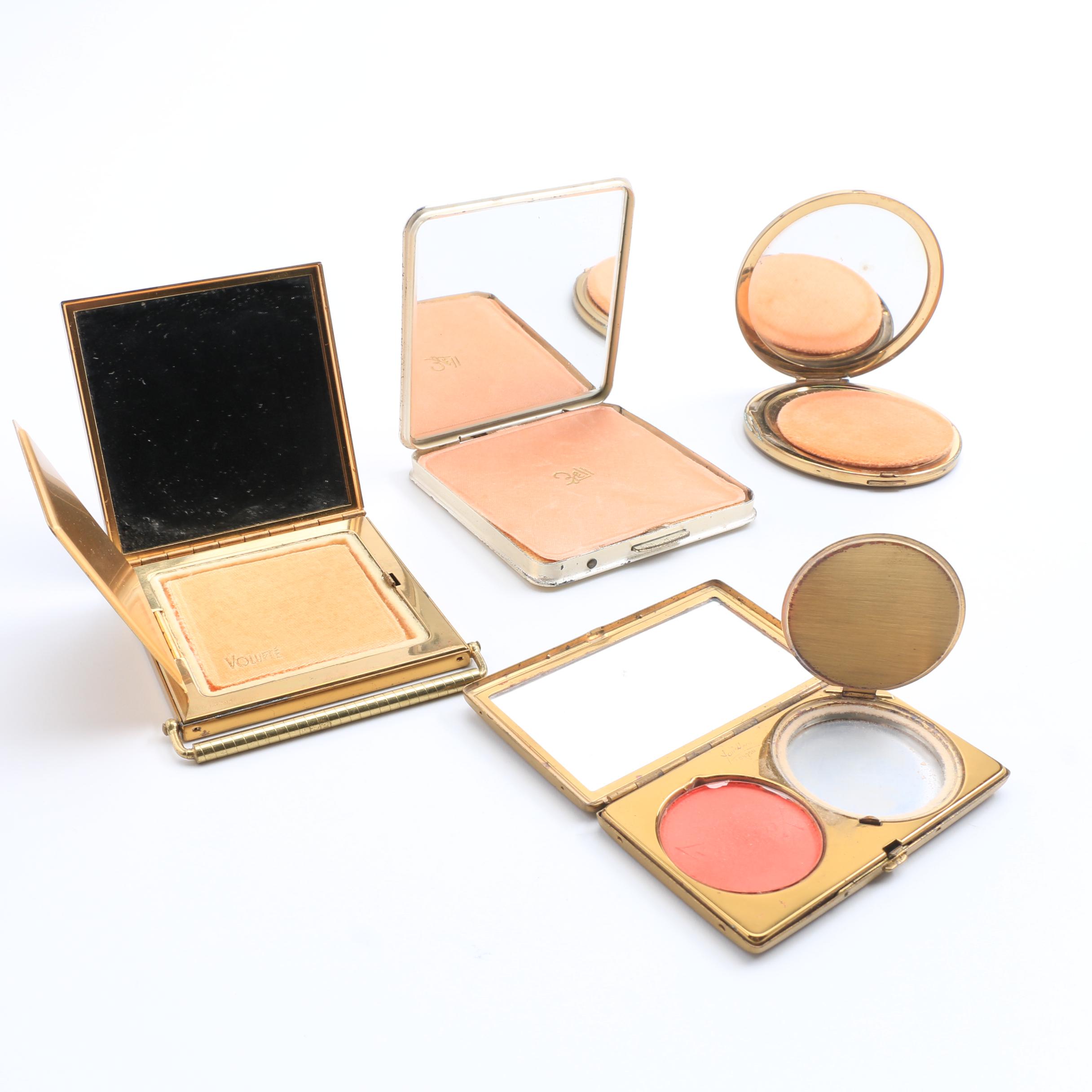 Vintage Compacts Including Volupte