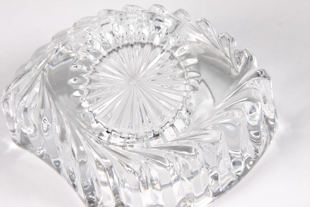 Brass and Glass Candle Holders