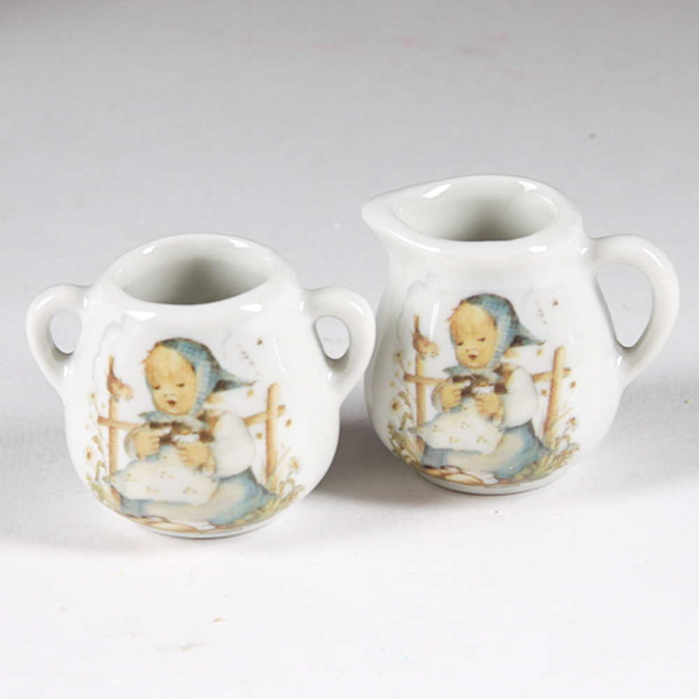 Reutter Hummel "He Loves Me" Porcelain Child's Tea Set