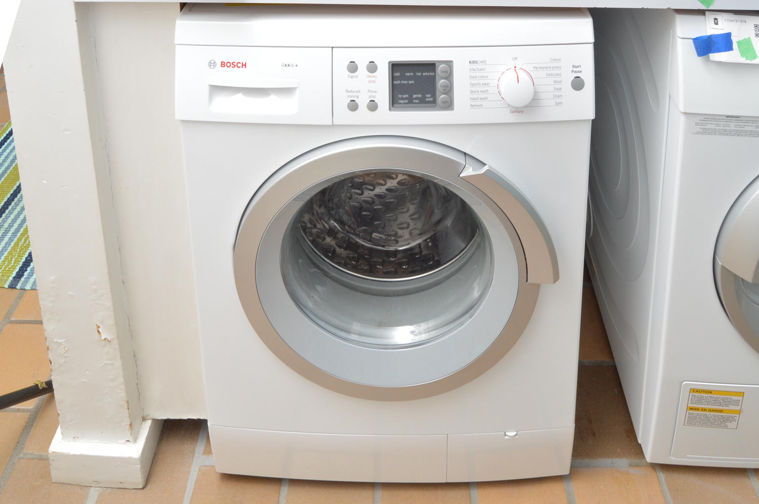 Bosch Axxis + Front Load Washer