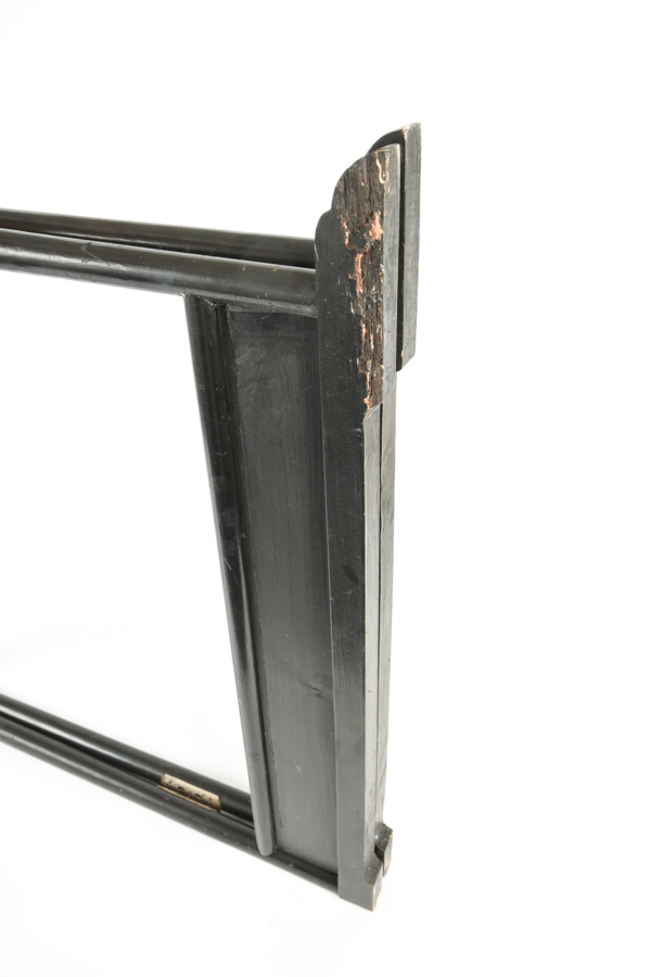 Japanese Hand-Painted Lacquered Wood Kimono Rack