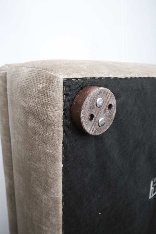 Contemporary Upholstered Chaise Lounge by D. Langston of Denver, CO