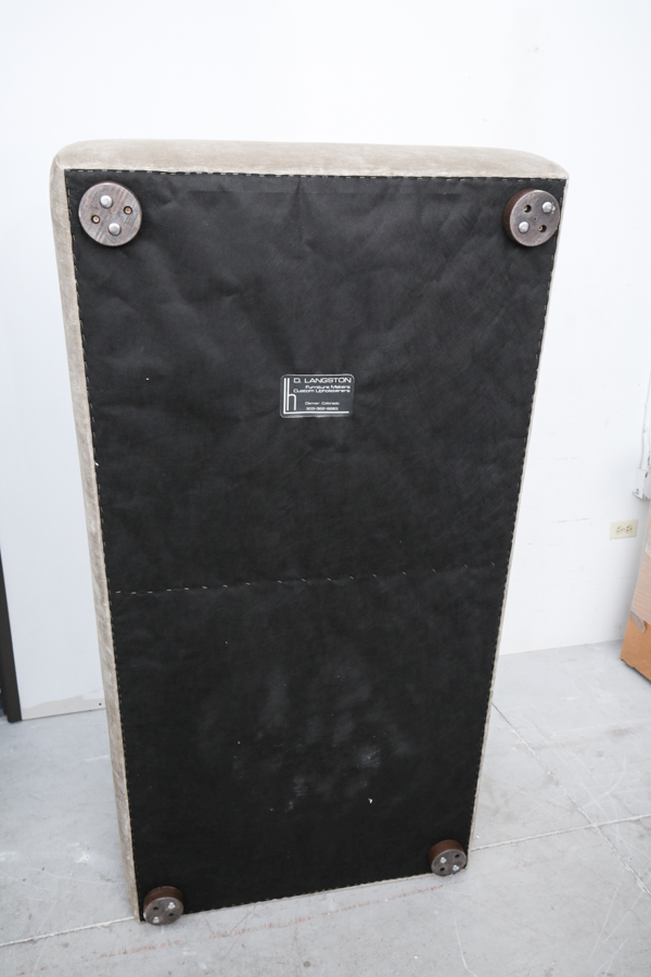 Contemporary Upholstered Chaise Lounge by D. Langston of Denver, CO