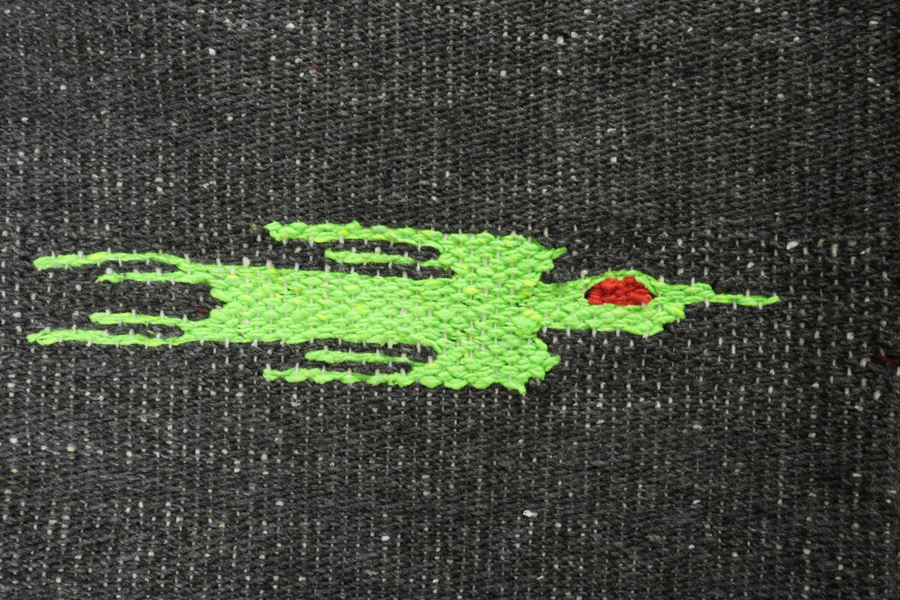 Pair of Molina Handwoven Mexican Blankets