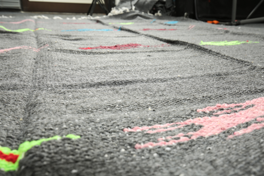 Pair of Molina Handwoven Mexican Blankets