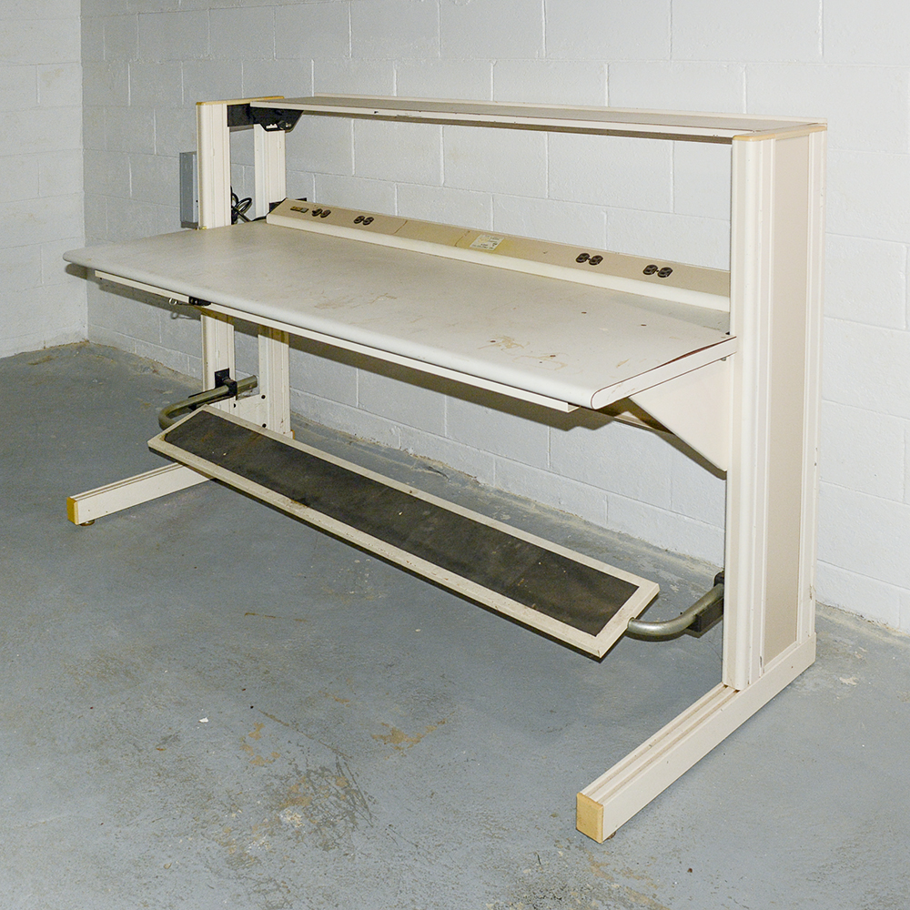 Isles Industrial Metal Workbench