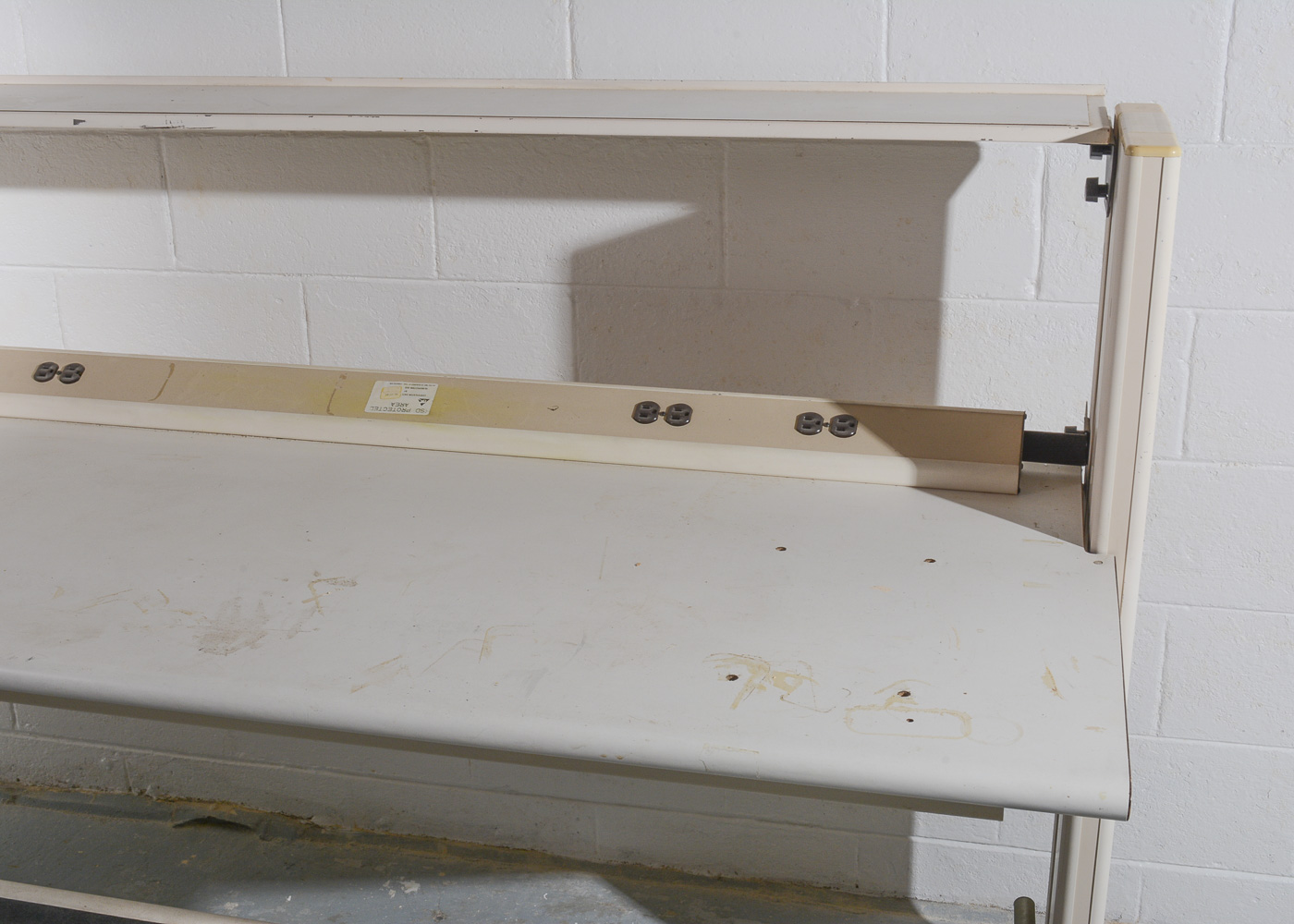 Isles Industrial Metal Workbench