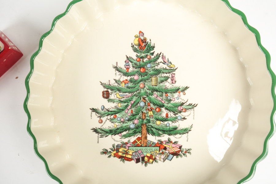Collection of Christmas Kitchenware including Spode