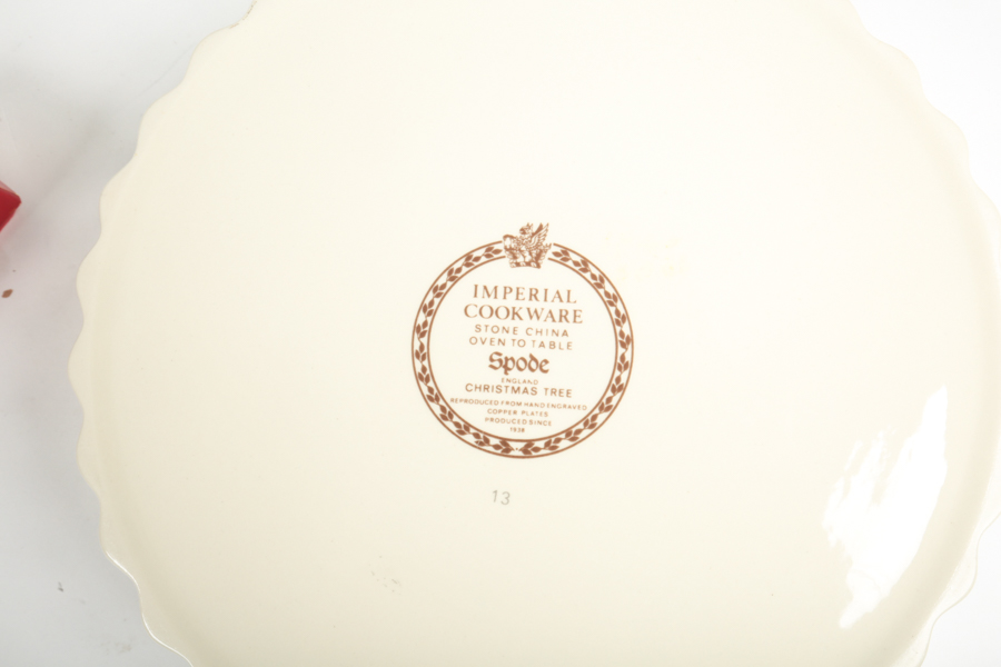 Collection of Christmas Kitchenware including Spode