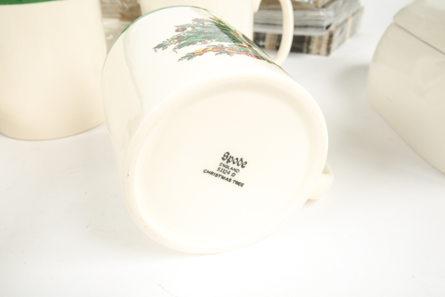 Collection of Christmas Kitchenware including Spode