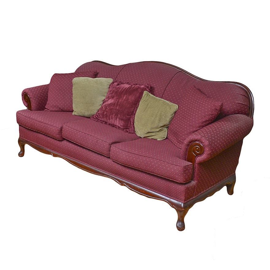 Vintage Queen Anne Style Sofa by Broyhill