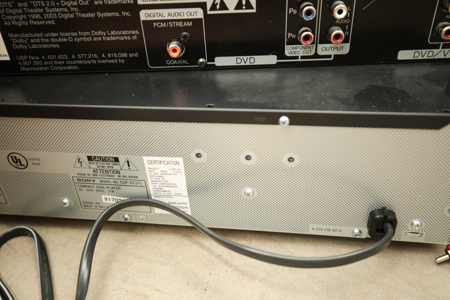 Sony, Yamaha, Other A/V Components