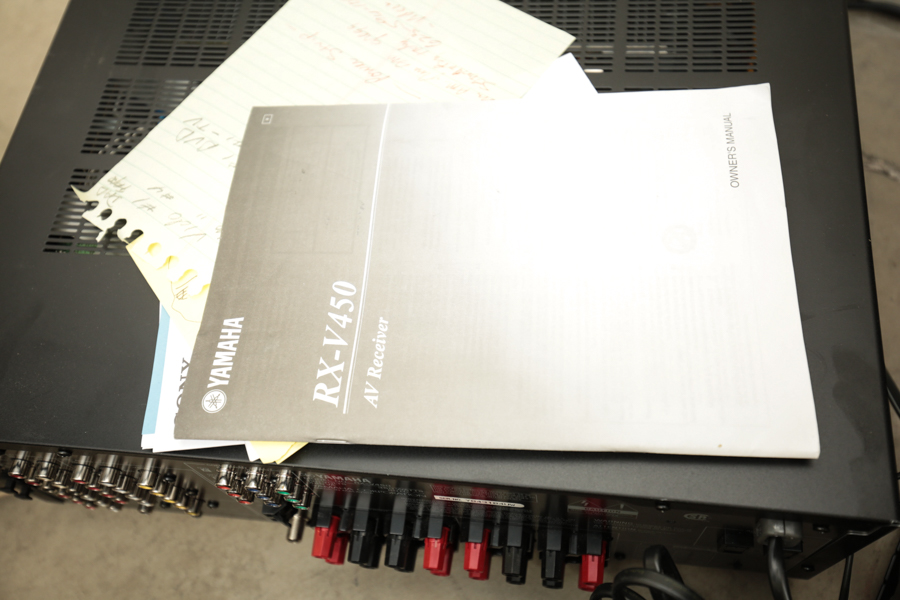 Sony, Yamaha, Other A/V Components