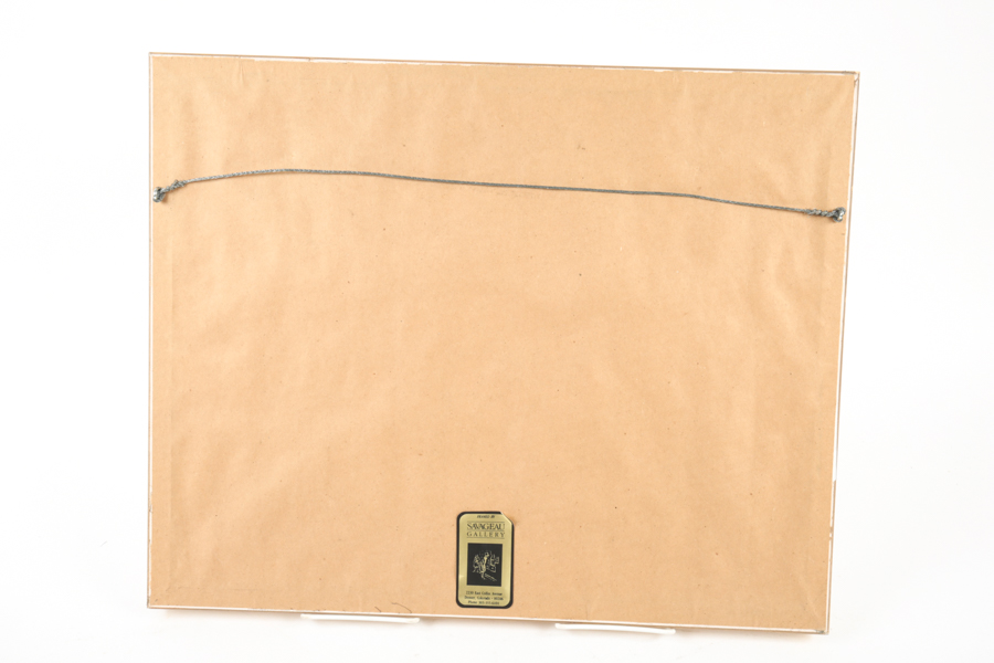 Framed Chromolithograph Print after Fred S. Cozzens