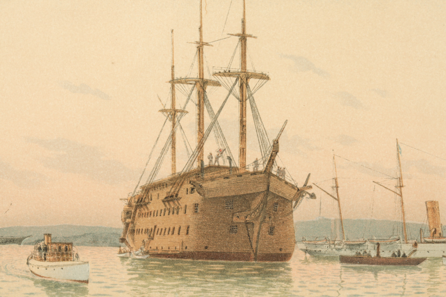 Framed Chromolithograph Print after Fred S. Cozzens