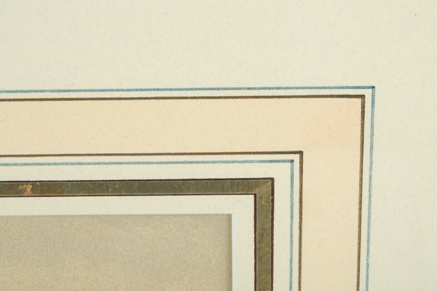 Framed Chromolithograph Print after Fred S. Cozzens