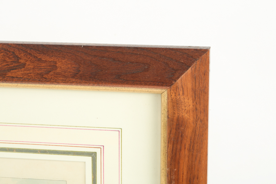 19th-Century Aquatint Print "Battle of the Nile" after Thomas Whitcombe