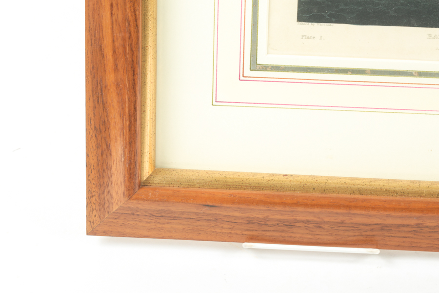 19th-Century Aquatint Print "Battle of the Nile" after Thomas Whitcombe