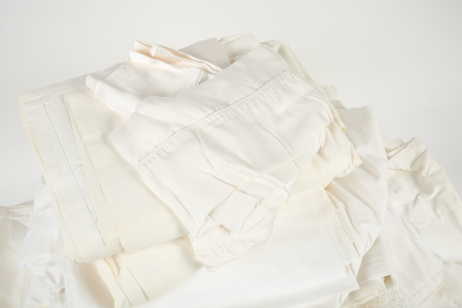 Variety of White Bed Linens