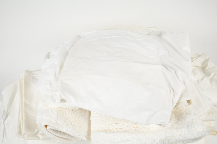 Variety of White Bed Linens
