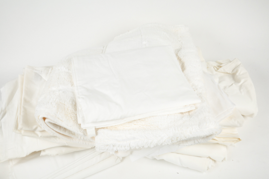Variety of White Bed Linens