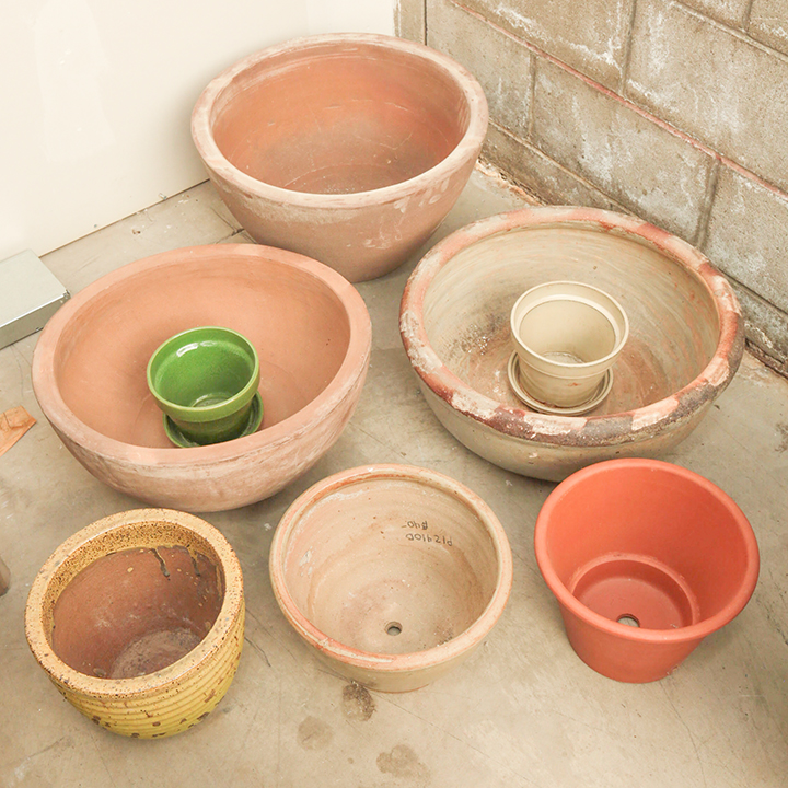 Assortment of Garden Pots and Planters