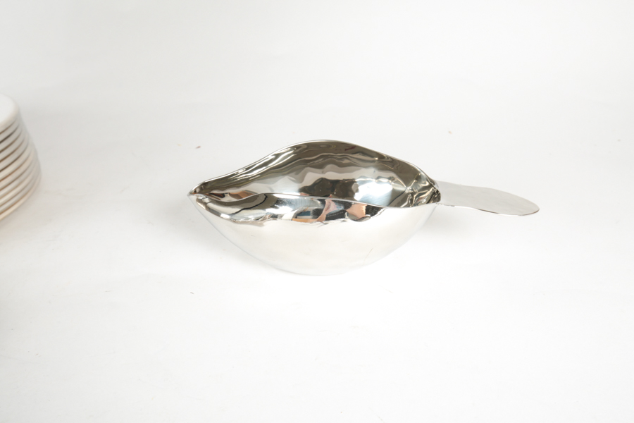 Collection of Silver Tone and Silver Plate Kitchenware Including Godinger