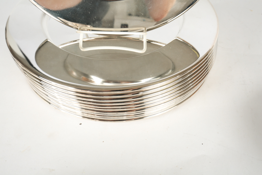 Collection of Silver Tone and Silver Plate Kitchenware Including Godinger