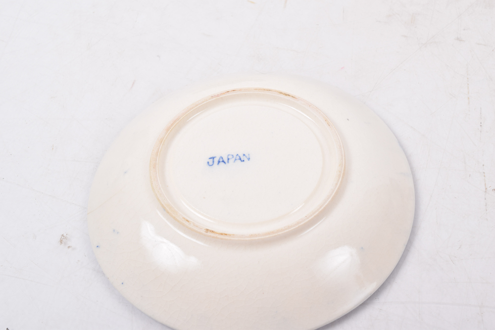 Vintage Japanese "Blue Willow" China