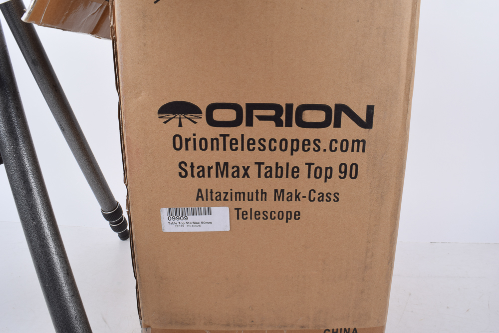 Orion StarMax Table Top 90MM Telescope with EX Finder II Telescope Reflex Scope and Tripod