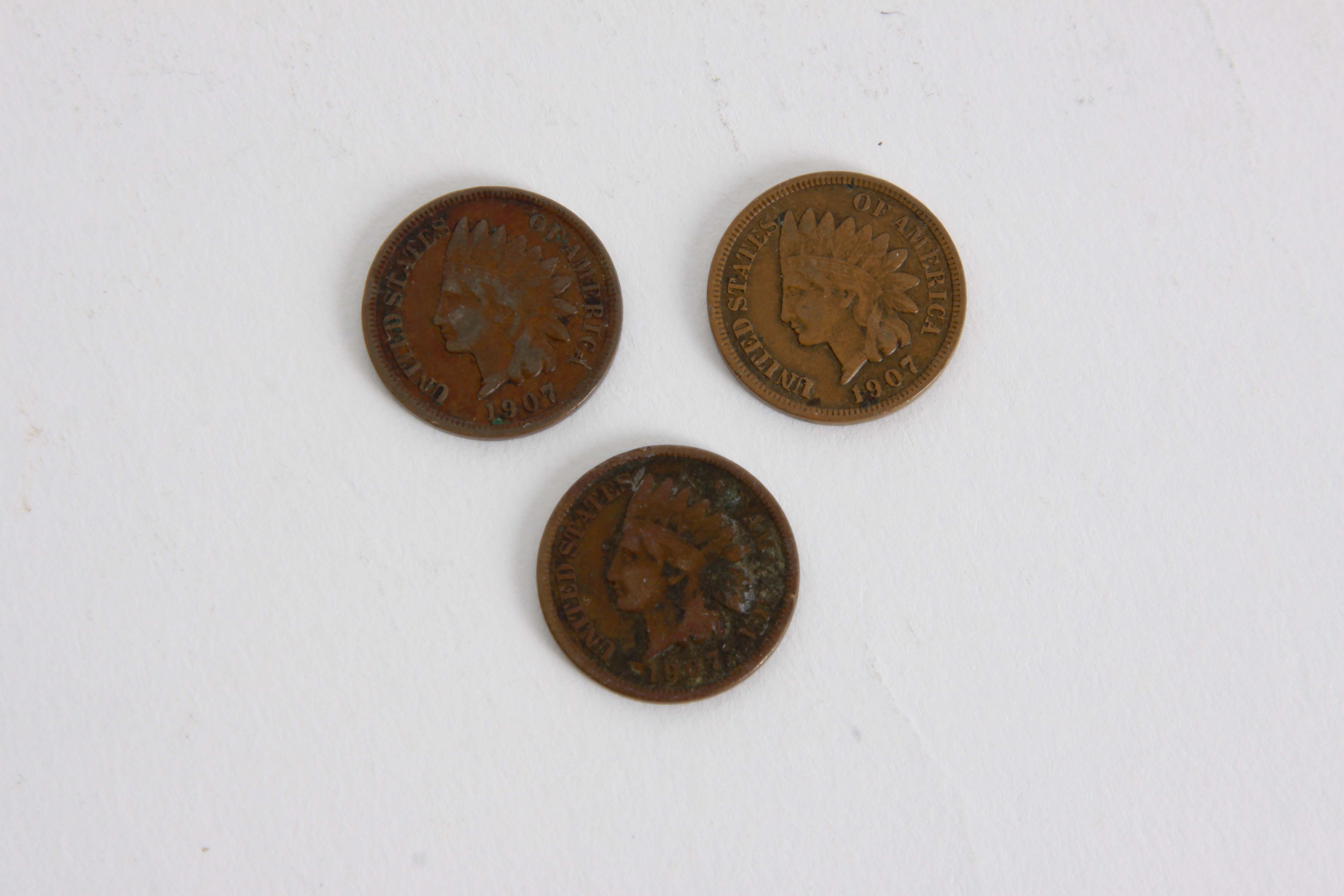 Indian Head One Cent Coins