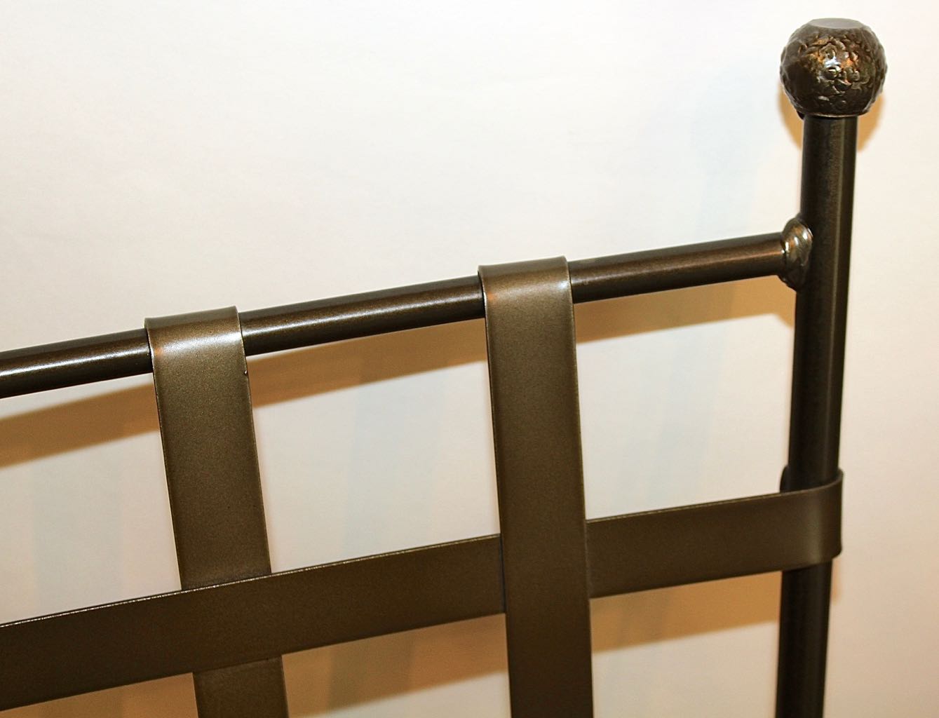 Glass Top Dining Table with Four Wrought Iron Chairs