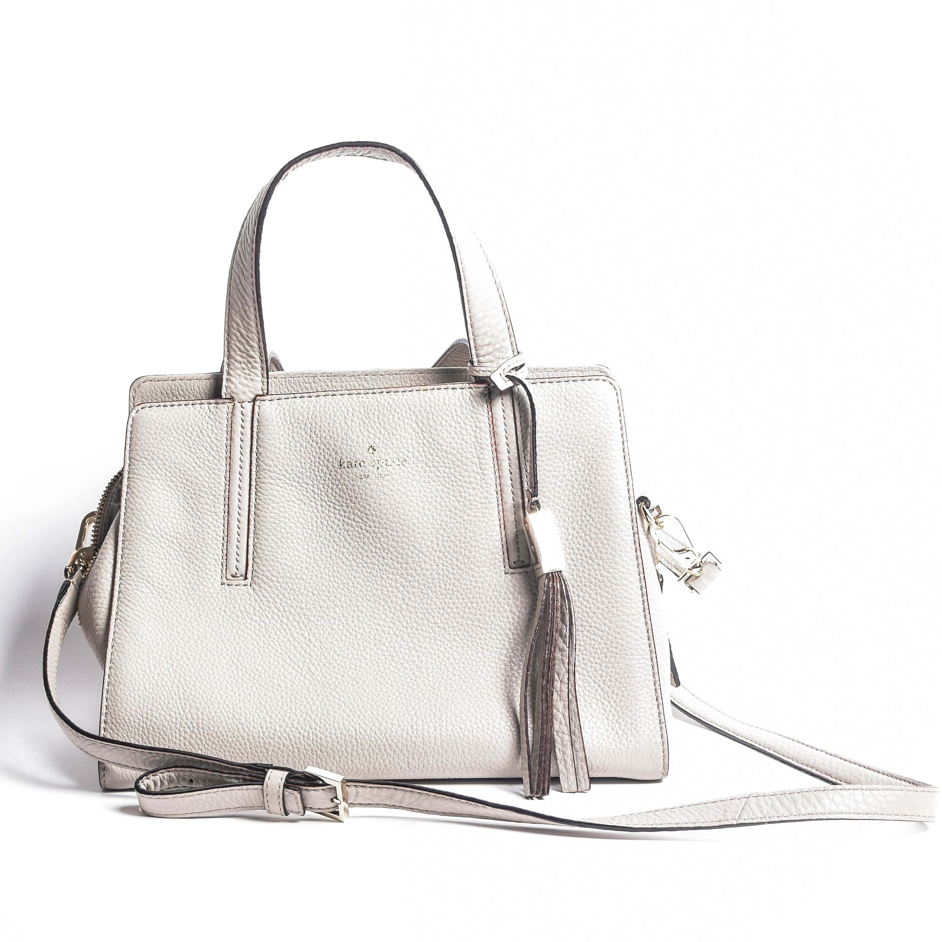 Kate Spade Leather Handbag with Detachable Shoulder Strap