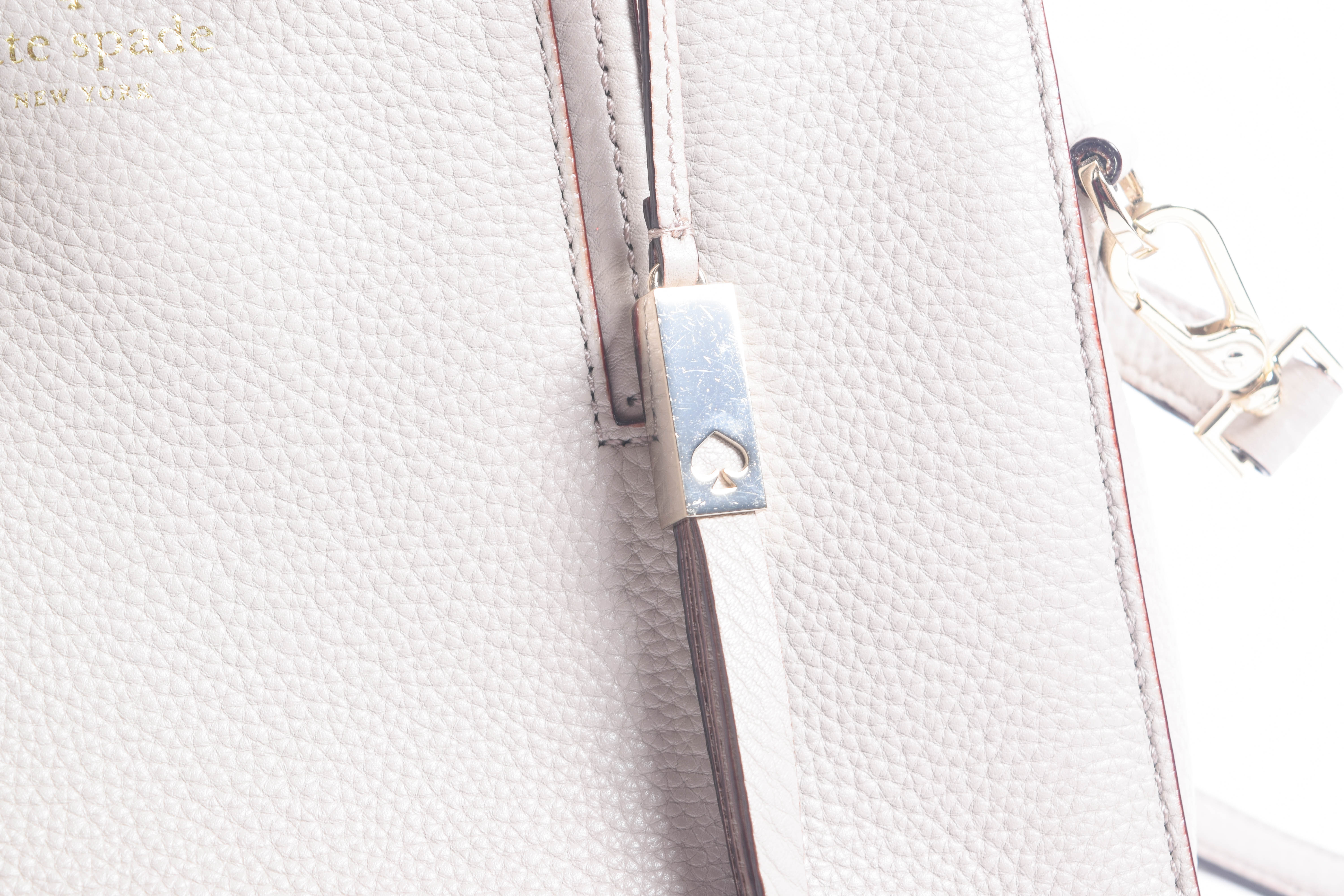 Kate Spade Leather Handbag with Detachable Shoulder Strap