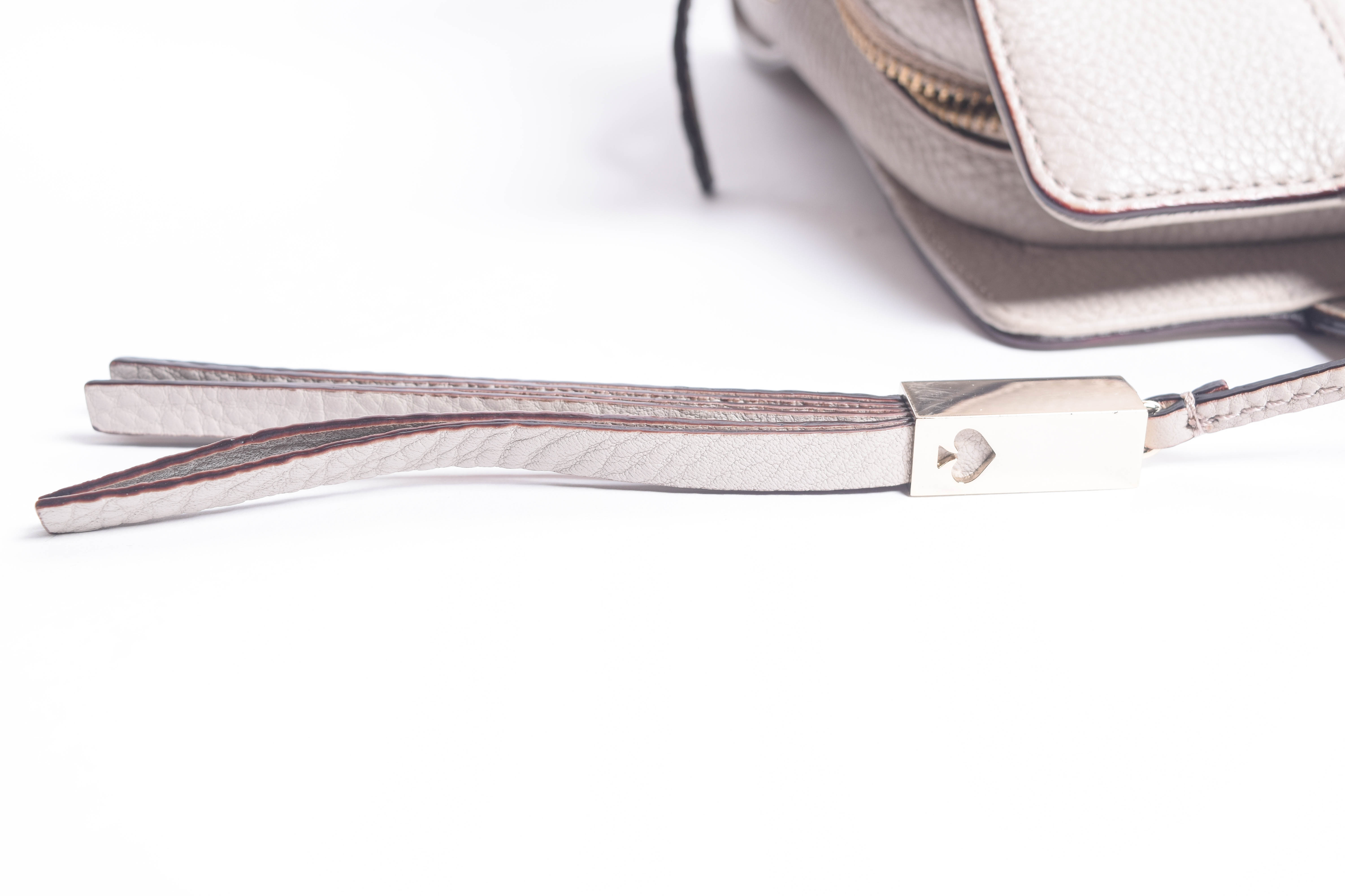 Kate Spade Leather Handbag with Detachable Shoulder Strap