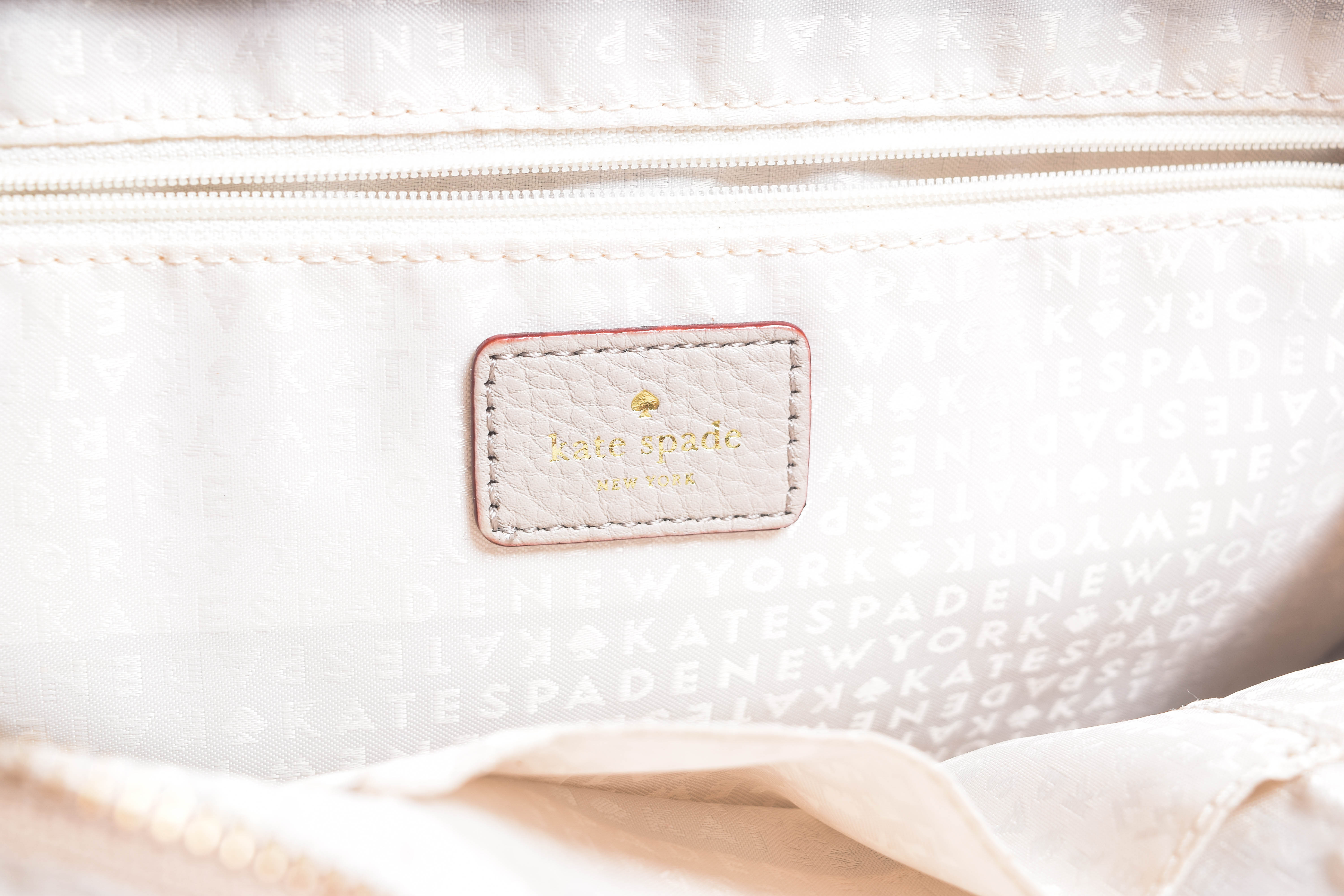 Kate Spade Leather Handbag with Detachable Shoulder Strap