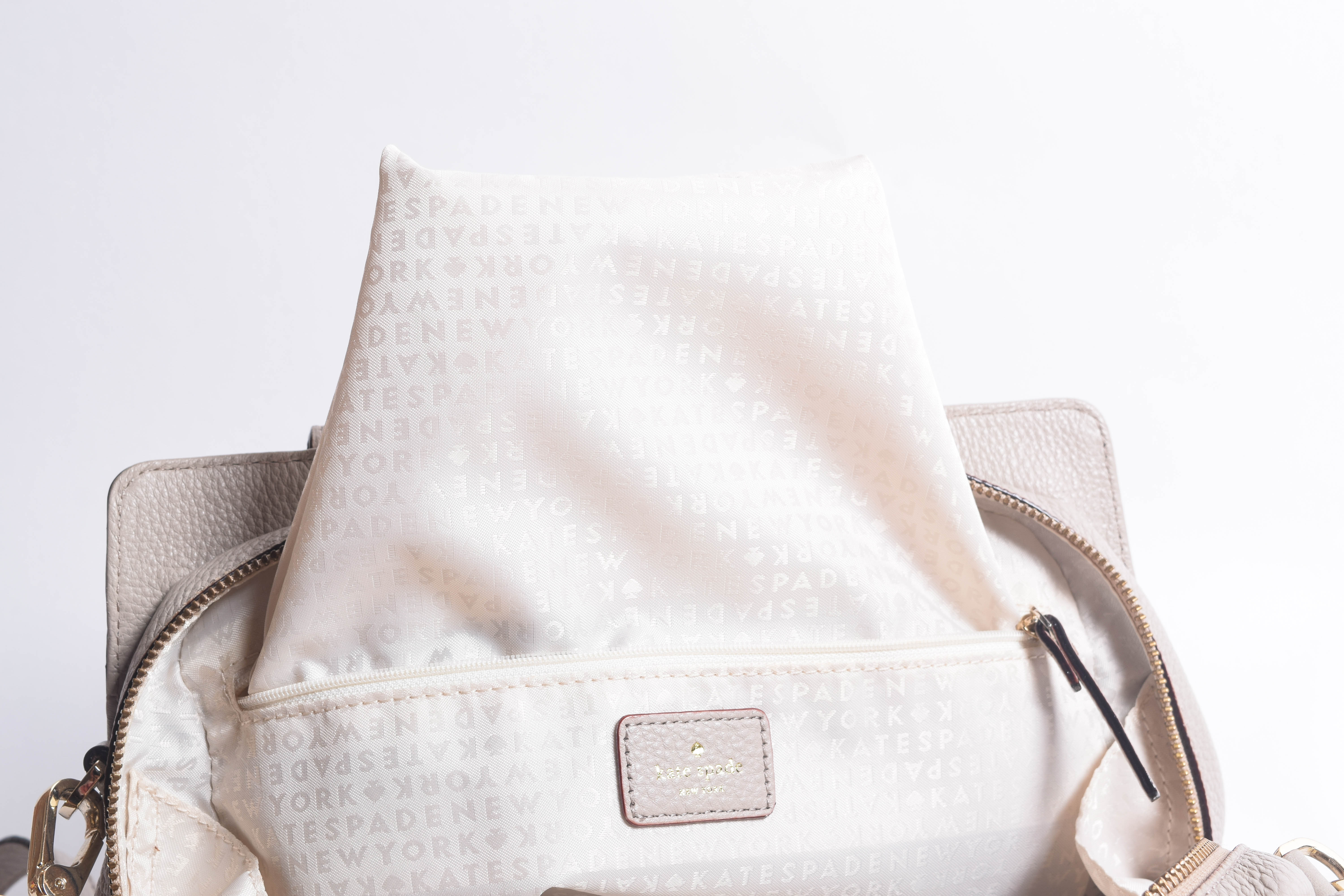 Kate Spade Leather Handbag with Detachable Shoulder Strap