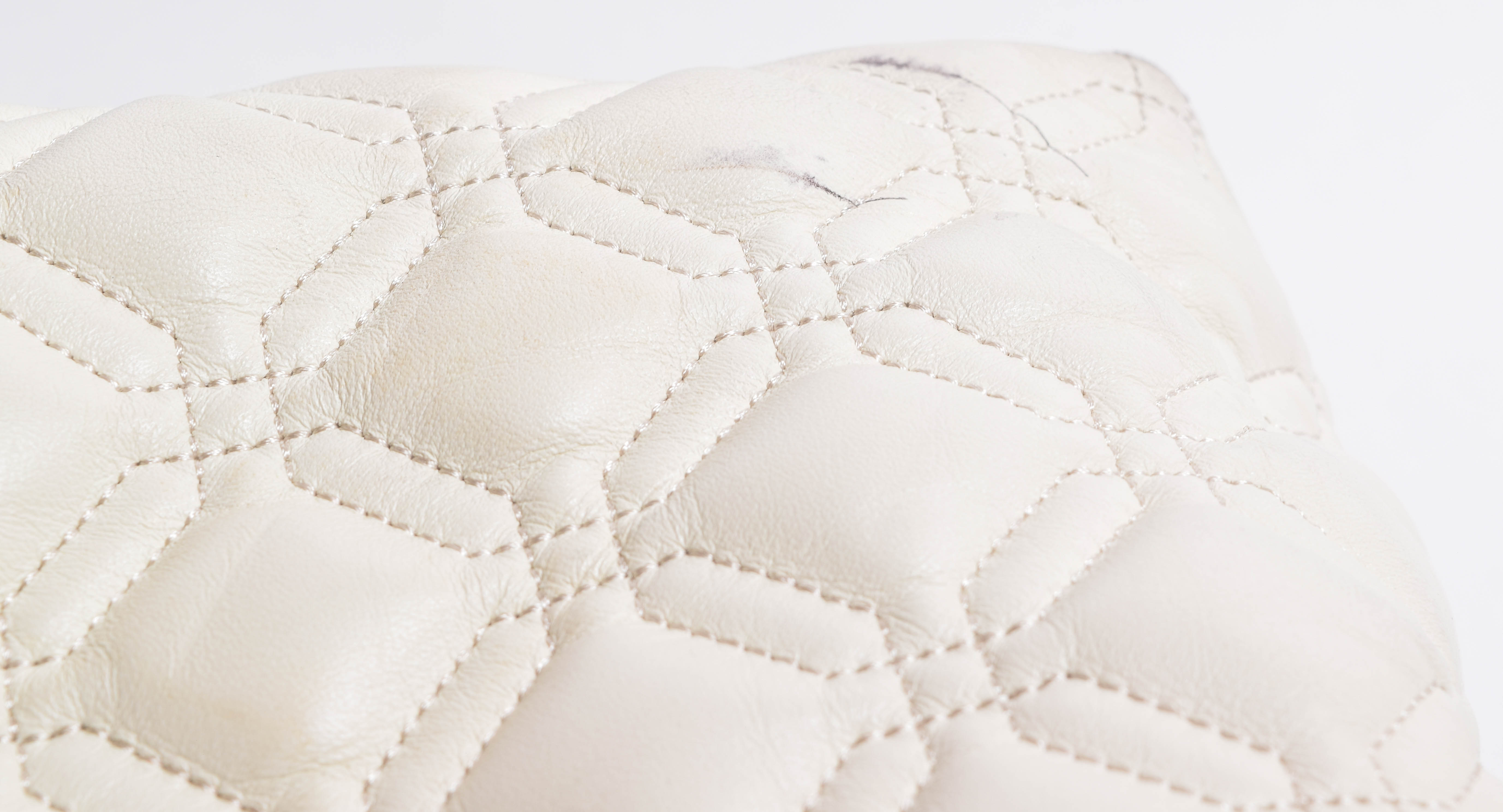 Kate Spade Ivory White Quilted Leather Handbag and Zip Around Wallet